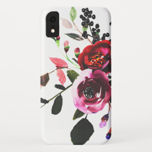 Schicke Vintage-Wasserfarbe-Wildblumen-Blumen Case-Mate iPhone Hülle