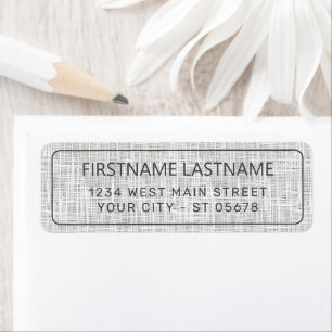 Schicke weiße einfache typografische Schrift