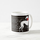 Schicke Windhunde Kaffeetasse (VorderseiteRechts)