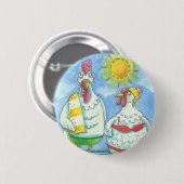 SCHICKEN DES MEERES, FUNNY CARTOON SCHALTFLÄCHE *R BUTTON (Vorne & Hinten)