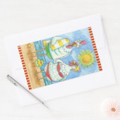 SCHICKEN DES MEERES, FUNNY STICKER RETangle *Blatt (Umschlag)