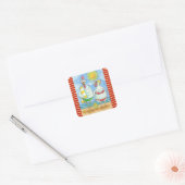 SCHICKEN DES MEERES, FUNNY STICKERS Square * Blatt (Umschlag)
