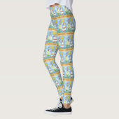 SCHICKEN DES MEERES, ROOSTER & HEN FUNNY LEGGINGS (Links)