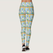 SCHICKEN DES MEERES, ROOSTER & HEN FUNNY LEGGINGS (Rückseite)