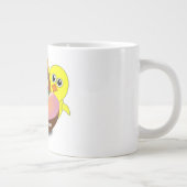 SCHICKEN "GLÜCKLICH" Jumbo-Tasse (Rechts)