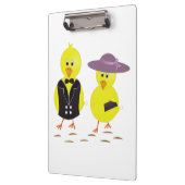 SCHICKEN "GLÜCKLICH" KLEMMBRETT (Links)