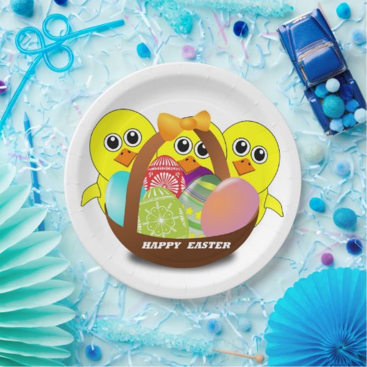 SCHICKEN "GLÜCKLICH" PAPPTELLER (Party)