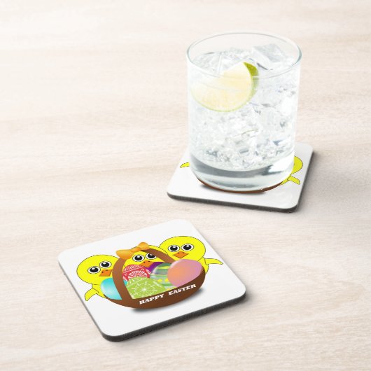 SCHICKEN "GLÜCKLICH" UNTERSETZER (Rechte Seite)