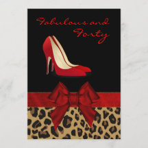 Schicken Jaguars Stiletto Custom Invitation Dame
