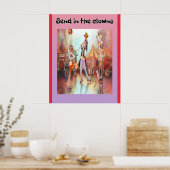 Schicken Sie die Clowns ein Poster (Küche)