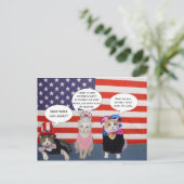 Schicken Sie diese Katzen Zuhause! Postkarte (Stehend Vorderseite)