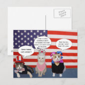 Schicken Sie diese Katzen Zuhause! Postkarte (Vorne/Hinten)