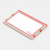 Schicken Sie diese Note für Audrey oder Sie Post-it Klebezettel (angewinkelt)