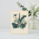 Schicken Sie ein Stück Paris mit Ihnen - Eiffeltur Postkarte (Stehend Vorderseite)