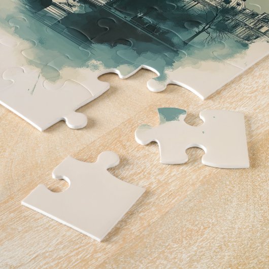 Schicken Sie ein Stück Paris mit Ihnen - Eiffeltur Puzzle (Seite)