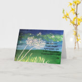 Schicken Sie einen Gedanken Karte (Gelbe Blume)