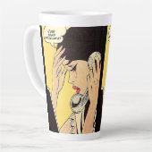 Schicken Sie einfach Schokolade Vintage Kunst Milchtasse (Linke Ecke)