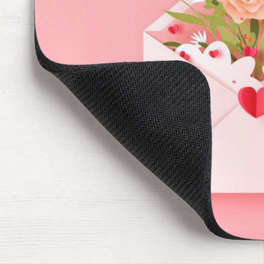 Schicken Sie Liebe und Umarmung! Mousepad (Ecke)