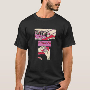 Schicken Sie mir Sushi Vaporwave Ästhetische japan T-Shirt
