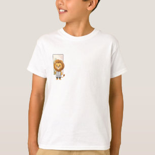 Schicker Barbier Löwe Stylist Kinder T-Shirt