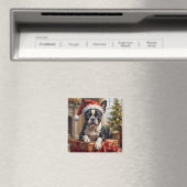 Schicker Boston Terrier Hund Weihnachtsgeschenk Magnet (In Situ (Geschirrspüler))
