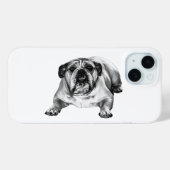 Schicker Bulldogge-Chic Case-Mate iPhone Hülle (Rückseite (Horizontal))