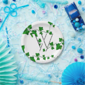 Schicker Efeu Ihre Initiale Pappteller (Party)