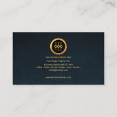 Schicker einfacher visitenkarte (Rückseite)