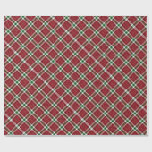 Schicker funkelnder karierter Weihnachts- Geschenkpapier (Flach)
