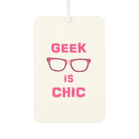 Schicker Geek-Luftverbesserer Autolufterfrischer (Vorderseite)