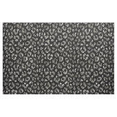 Schicker, girly, glänzender schwarzer Cheetah-Druc Stoff (Fat Quarter (45,7 x 55,9 cm))