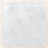 Schicker Glasuntersetzer mit Marmorfinish (Vorderseite)