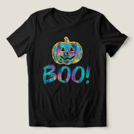 Schicker Halloween-Kürbis Tri-Blend Shirt