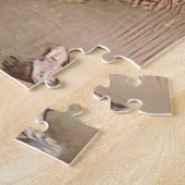 Schicker helles TAN-Pfirsich-moderne Ruhe Puzzle (Seite)