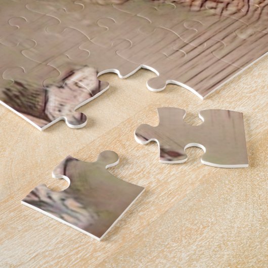 Schicker helles TAN-Pfirsich-moderne Ruhe Puzzle (Seite)