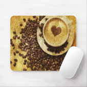 Schicker Java-Cappuccino Mousepad (Mit Mouse)