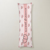 SCHICKER KÖRPER PILLOW_ " SÜSSE TRÄUME" SEITENSCHLÄFERKISSEN (Rückseite (Vertikal))