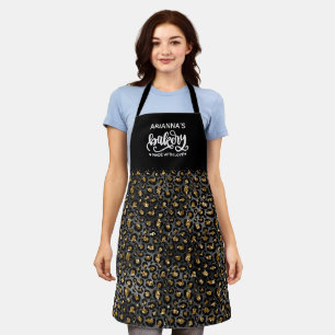 Schicker Leopard-Bäckerschürze für Bäcker Schürze