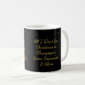 Schicker Leopard-Baum-Feiertagsbecher Kaffeetasse (VorderseiteRechts)