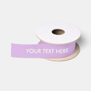 SCHICKER LILA KÖRPER RIBBON_212. WEISSER DIY TEXT SATINBAND