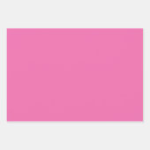 Schicker Mädchenhafter Rosa Schmetterlinge Geburts Geschenkpapier Set (Vorderseite 3)