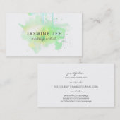 schicker moderner visitenkarte (Vorne/Hinten)