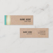 Schicker modischer mini visitenkarte (Vorne/Hinten)