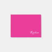 Schicker Name Post-it Klebezettel (Vorderseite)