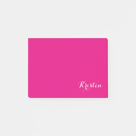 Schicker Name Post-it Klebezettel (Vorderseite)