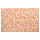 Schicker orange Giraffen-Druck-Girly Tiermuster Stoff (Yard (91,4 cm))