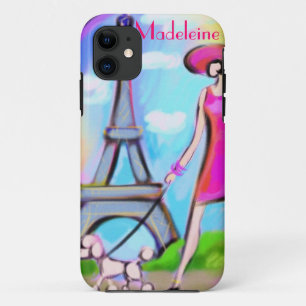 Schicker Paris-Frau iPhone Fall Case-Mate iPhone Hülle