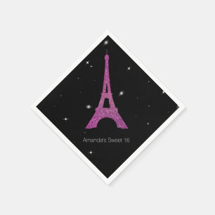 Schicker Paris-Thema-Bonbon 16 Serviette
