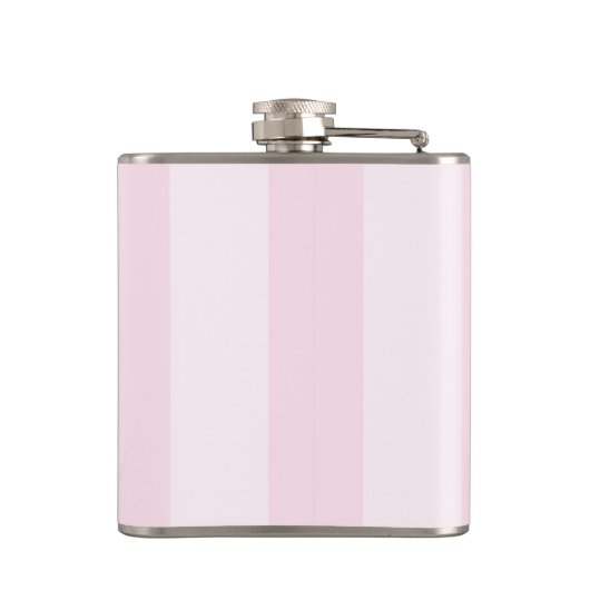 Schicker Pariser rosa Streifen-Schwarz-Eiffelturm Flachmann (Rückseite)