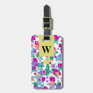 SCHICKER PASTELLCONFETTI DES GEPÄCK-TAG_FUN/MODERN GEPÄCKANHÄNGER